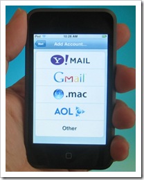 itouch-mail-application